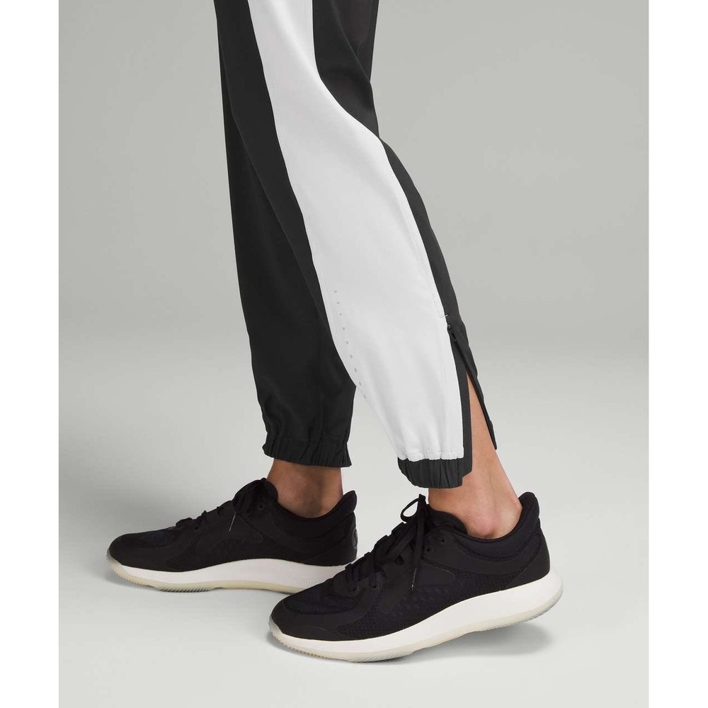 Lululemon Adapted State High-Rise Jogger Colourblock‎ Black White Size 2 LW5GCLS - Picture 2 of 10